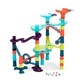 B. toys- Marble-Palooza- Marble Run Set- Developmental STEM Playset- 38-Piece Educational Building Toy- Marble Maze for Kids – 3 Years +