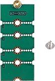 Juroicessry M2 NGFF NVME for M.2 Extended Transfer Card 2230 2242 2260 to 2280 Aircraft M2 Change Long Size NVME NGFF for M.2 SSD Ad 2242 to 2280 Adapter Computer Internal Components, 1 Piece