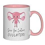 NATSUNO Hysterectomy Gifts,Hysterectomy Recovery Gifts,Hysterectomy Mug,After Hysterectomy Must Haves,See Ya Later Ovulator Mug Cup 11oz,Hysterectomy Recovery Gifts,Uterus Gifts,Friend Gifts For Women