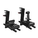 Hikig 2 Set The Desk Mount for The Flight Sim Game Joystick, Throttle and Hotas Systems Compatible with Logitech X56, X52, X52 Pro, Thrustmaster T-Flight Hotas,Thrustmaster T.16000M, Thrustmaster TCA