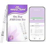 Easy@Home FSH Menopause Test: 10 FSH Test Strips - Understand Your Ovarian Reserve and Optimize Conception Timing at Home