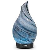 Essential Oil Diffuser 120ml Ultrasonic Aromatherapy Diffuser with Handmade Glass BPA Free Waterless Auto-Off, 4 Timer Setting 7 Colors Changed LED for Home Yoga Office