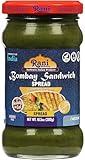 Rani Bombay Sandwich Spread, Mild (Mint & Coriander) 10.5oz (300g) Glass Jar, Ready to Eat ~ Vegan | Gluten Free | NON-GMO | Kosher | Indian Origin