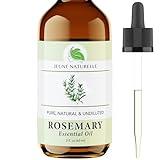 Jeune Naturelle Rosemary Oil for Hair Care, 100% Pure, Natural, Undiluted, Unrefined, Therapeutic Grade - Hair Growth Rosemary Oil, 2 oz