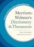 Merriam-Webster's Dictionary and Thesaurus Hardcover