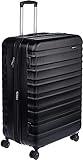 Amazon Basics Suitcase, Hardside Luggage with Spinner Wheels, Scratch-Resistant Surface, Black, 30-Inch