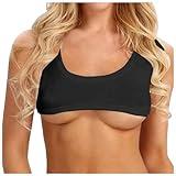JEUROT Womens Sexy Tops O Neck Cap Sleeve Yes Daddy Crop Tops Mini T-Shirts Cami Vest Tank Lingerie Babydoll Cosplay Costume (Black, XL)