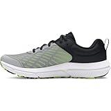 Under Armour Boys' Grade School Assert 10, (102) Mod Gray/Black/High Vis Yellow, 6, US