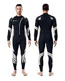 Seaskin Wetsuits for Men Women 3mm Front Zip Full Wetsuit