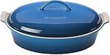 Le Creuset Stoneware Heritage Covered Oval Casserole, 4 qt. (14"), Marseille