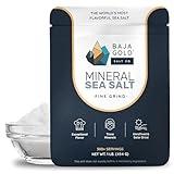 Baja Gold Mineral Sea Salt - Recommended by Gary Brecka - Authentic Fine Grind Salt for Cooking & Baking | Natural Baja Salt for Culinary Uses | Great for Finishing Dishes | 1 lb. Resealable Bag, 300+ Servings