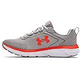 Under Armour Womens Charged Assert 9 Marble Running Shoe, Gray Wolf (101 Phoenix Fire, 7.5 US
