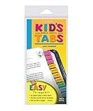 G.T. Luscombe Company, Inc. Kids Rainbow Verse Finder Bible Tabs with Animal Icons | Easy to Install, Self-Aligning, Just Press & Stick | Horizontal Text | Complete Set of Old & New Testaments Tabs