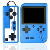 Hikonia Handheld Game Console,Portable Retro Video Game Console with 500 Classical Games,3.0 Inches Screen,1020mAh Rechargeable Battery,Support for TV & Two Players(Blue)