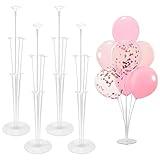 Balloon Stand Kit - 4 Sets with Balloon Sticks, Stands for Table & Floor, Archer with Base for Parties & Decorations