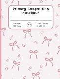 Primary Composition Notebook K-2: Coquette Pattern | Draw and Write Journal | Creative Writing Practice | Dotted Midline and Picture Space | For Kindergarten to 2nd Grade