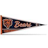 Rico Industries NFL Football Chicago Bears Classic 12" x 30" Felt Wall Décor Pennant - Great for Home/Bed Room/Man Cave Décor