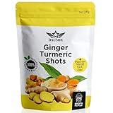Ginger Shots with Turmeric, Piperine, Vitamins, Zinc & Orange | High Bioavailability Supplement for Joint, Heart, Brain, Gut & Skin | Curcumin Immune Support | 200 Shots