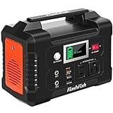 Flashfish 200W Portable Power Station 151Wh, 400W Peak Solar Generator with 110V AcOutlet, 2 DC & 3 USB Ports, Backup Battery for CPAp Camping, Home, Outdoor EmergencyPower supply