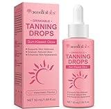 Sunless Tanning Drops To Drink,Face Tanning Drops,Moisturizing Bronzing Tanner for Face & Body,Promotes skin health,No Streaks, for All Skin Types,Watermelon Flavor(50ml)