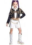 FENFATUO Girls Pop Singe Costume Fancy Stage Outfit Set Kids Halloween Cosplay Role Play Dress Up