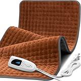 XXXL Heating Pad for Back Pain Relief and Cramps, Heated Pad for Neck/Shoulders/Leg/Knees, 6 Heat Settings, Auto-Off, Christmas Gifts for Women Men Mom Dad, Stocking Stuffers, Moist/Dry Heat, 17"x33"