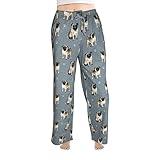 Pet Lover Pajama Pants – New Cotton Blend - All Season - Comfort Fit Lounge Pants for Women and Men - 27 Breeds Available (Small, Pug)