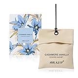 Airkeep Car Air Freshener - Cashmere Vanilla Scented Sachets for Drawer and Closet,Home Fragrance Sachets Gifts for Men Women Wardrobe,Car Fragrance