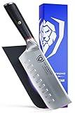Dalstrong Nakiri Knife - 6 inch - Phantom Series - Japanese High-Carbon AUS8 Steel - Pakkawood Handle - Vegetable Kitchen Knife - Sheath Included