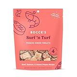 Bocce's Bakery Surf & Turf Freeze-Dried Treats, 3 oz, All-Natural, Made in USA, Dog Treats