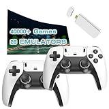 Retro Game Console, Plug and Play Video Game Console Built in 40000+ Games, 28 Classic Emulators, 4K High Definition HDMI Output for TV with Dual Controllers