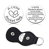 Dorm Room Essentials Pocket Hug Token for Teen Girls Boys Back to School off to College Inspirational Thinking of You Gift for Men Birthday Gifts for Daughter Son Going Away Gift for Friend Coworkers