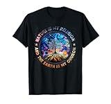 Nature Is My Religion The Earth Is My Church Mandala Tree T-Shirt