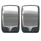 Commercial Hand Dryer (2-Pack) - Electric Hand Dryers for Bathrooms– High Speed (224 MPH) Stainless Steel Air Hand Dryer with Air Filter, Optional Energy-Saver Mode, Speed/Volume Control