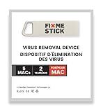 FixMeStick Computer Virus Removal Stick for Apple Macs - Unlimited Use on Up to 5 Apple Laptops or Desktops for 2 Years - Works with Your Antivirus