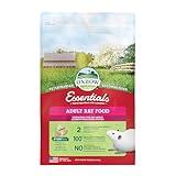 Oxbow Essentials Adult Rat Food - All Natural Adult Rat Food - Veterinarian Recommended- Made in the USA- Rich in Natural Vitamins & Minerals- No Artificial Ingredients- 3 lb.