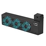 Portable USB External Cooling Fan for ONE X Game Console, Side Mounted Cooling Fans Replacement Part Kit