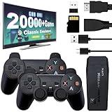 XUJXHH Retro Gaming Console - Retro Gaming Stick,Retro Game Console，9 Classic Emulators,4K HDMI Output,Plug and Play Game Stick with 2 Controllers(64G)