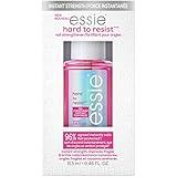 essie Nail Care, 8-Free Vegan, Hard To Resist Nail Strengthener, Glow and Shine, pink tint, 0.46 fl oz