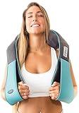 InvoSpa Shiatsu Neck and Back Massager with Heat - Deep Kneading Pillow for Massage - Electric Full Body Massager