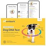 Embark Breed Identification Kit - Most Accurate Dog DNA Testing Kit - 99% Breed Ancestry Accuracy for Mixed Breed Dogs - Plus Relative Finder & Family Tree