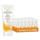 Jergens Ultra Healing Dry Skin Moisturizer, Travel Size Body and Hand Lotion, 1 Oz (Pack of 24)