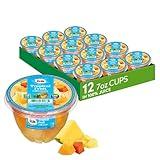 Dole Fruit Bowls Tropical Fruit in 100% Juice Snacks, 7oz 12 Total Cups, Gluten & Dairy Free, Bulk Lunch Snacks for Kids & Adults