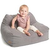 ZICOTO Soft Memory Foam Bean Bag Chair for Toddlers - Trendy Kids Chair and Baby Lounger for Nursery, Playroom, or Living Room Decor