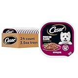 Cesar Filets in Gravy Adult Wet Dog Food, Prime Rib Flavor, 3.5 oz. (24 Count, Pack of 1)