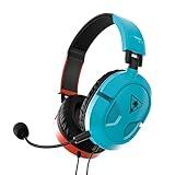 Turtle Beach Recon 50 Wired Gaming Headset – Nintendo Switch, Xbox Series X|S, Xbox One, PS5, PS4, PlayStation, Mobile & PC with 3.5mm – Removable Mic, 40mm Speakers, In-line Controls – Red/Blue