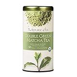 The Republic of Tea Organic Double Green Matcha, Gourmet Blend of Organic Green Tea And Matcha Powder, 50 Count