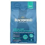 Blackwood Dry Cat Food, Special Diet Formula for Sensitivities, Duck Meal, Salmon Meal & Field Pea Recipe, 13.2 Pound Bag, High Protein, Slow Cooked, Grain Free