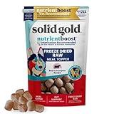 Solid Gold Freeze Dried Dog Food - Made with Real Beef, Pumpkin, and Superfoods - Freeze Dried Raw Dog Food to Serve as a Meal, Food Topper, or Dog Treat - 1.5 OZ