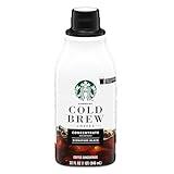 Starbucks Cold Brew Coffee Concentrate, Signature Black, 100% Arabica, Multi-Serve Bottle (32 Fl Oz)